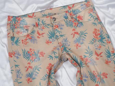 Kvetované nohavice janina, 42