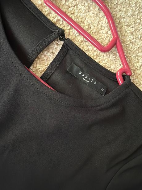 Cierne elegantne saty, mohito,xs