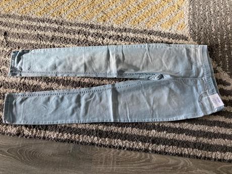 Riflové leggings, h&m,140