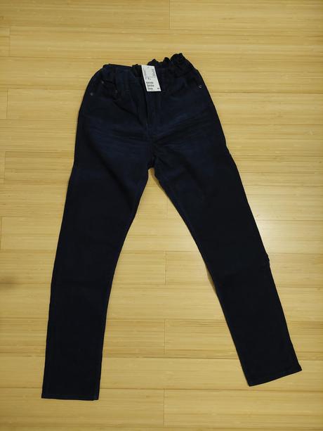Menšestrové nohavice h&m 164 tmavomodré, h&m,164