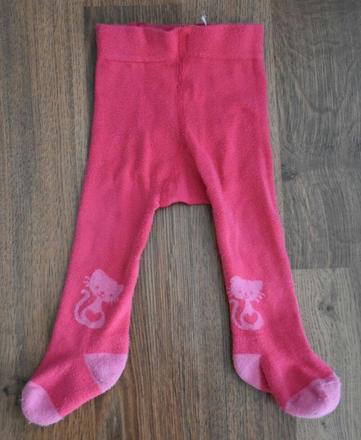 Tmavoružové veľmi teplé pančušky tchibo, tcm,74