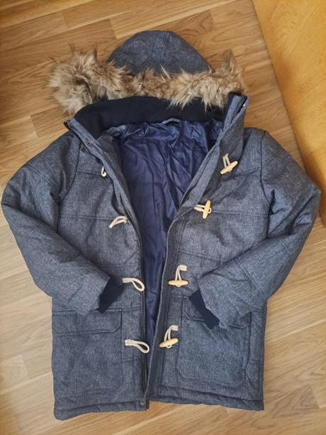 Zimna vetrovka s kapucnou -kozusinka 164/170, bonprix,164