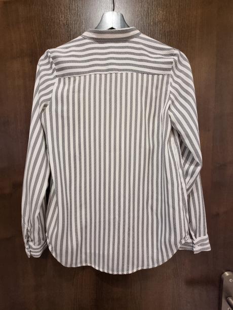 Čierno-biela blúzka h&m, h&m,s