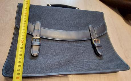 Modrá pánska taška 40 x 30 cm, 