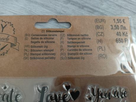 Silikónové pečiatky, 