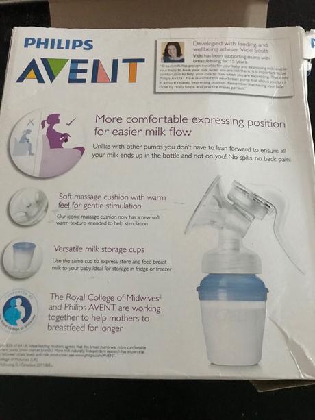 Odsávačka mlieka ručná,