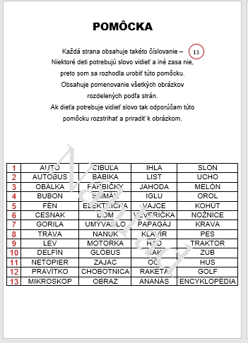 Krúžkovačka - pdf, 