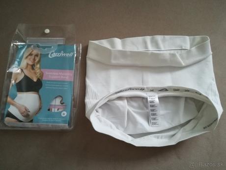 Tehotenský pás carriwell biely,