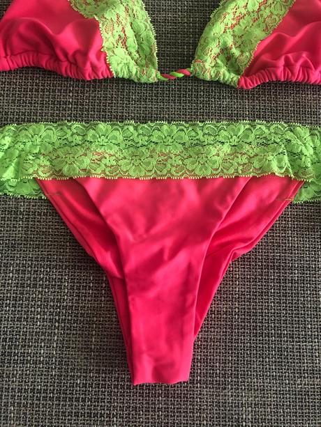 Neonove dvojdielne plavky, relleciga, relleciga,s