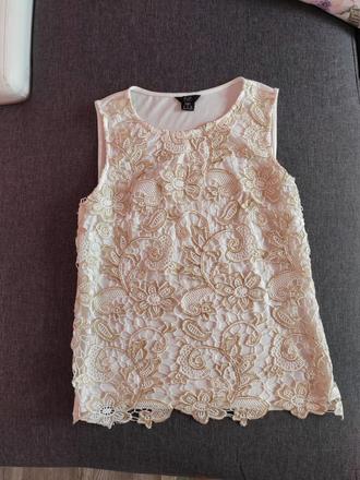 Dámska blúzka so zlatou výšivkou, f&f,38