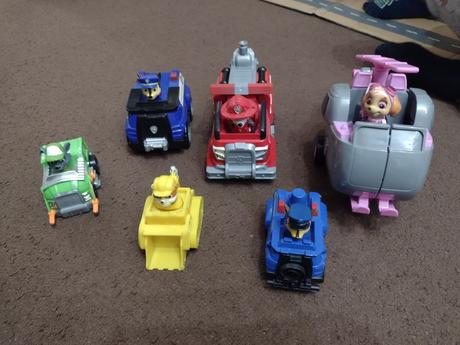 Paw patrol autá/vozidlá s postavičkami,