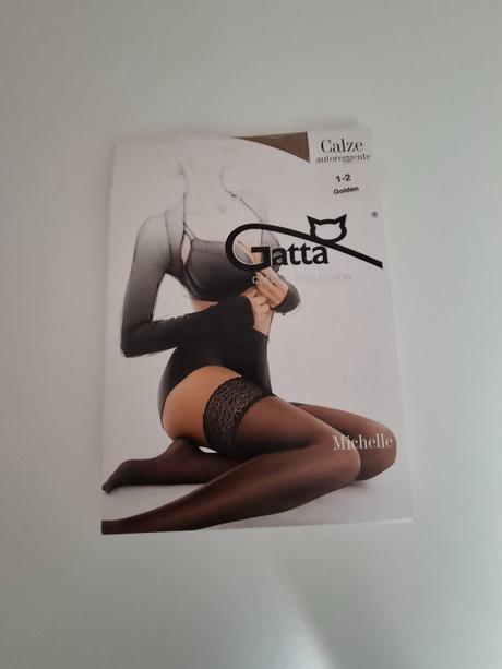 Samodržiace pančuchy telové gatta michelle 01, s