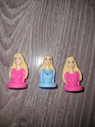 Barbie pečiatky z jogurtov, 
