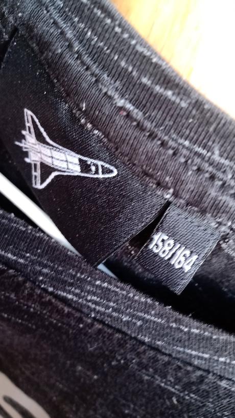 Tričko nasa-reflex. napis s postovnym, 164