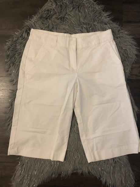 Krátke nohavice, biele kraťasy, m