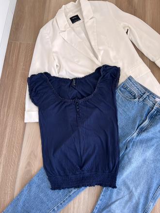 Modré tričko, amisu,s