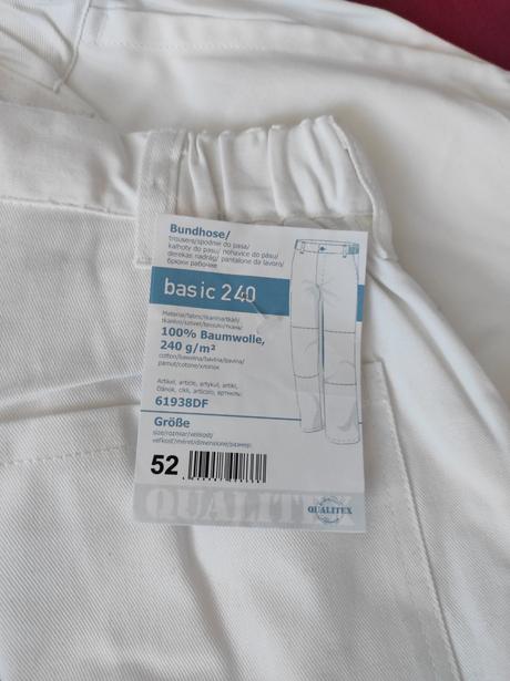 Pracovné nohavice, 52