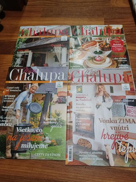 Predám časopis moja chalupa a varecha a marianne v, 