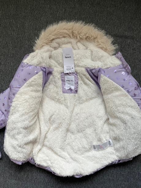 Zimna bunda s rukavicami, sinsay,98