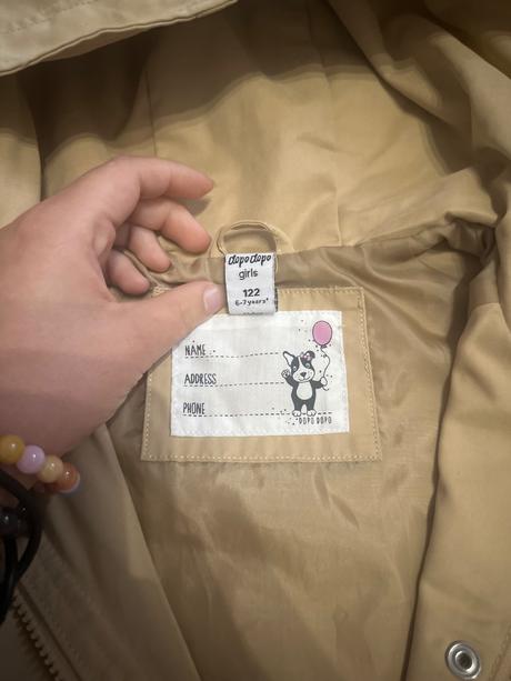 Dievčenský kabát, dopodopo,122