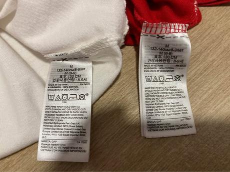 Gap tričká veľkosť 130 cm, gap,134