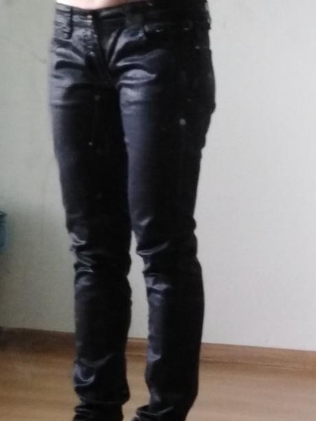 Lesklé nohavice 36/38, m