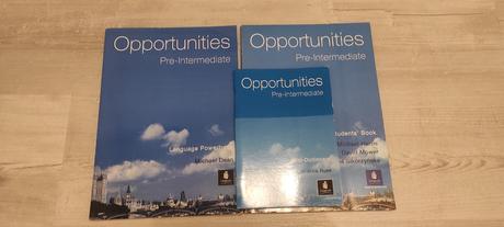 Kniha, zošit,slovník opportunities, 