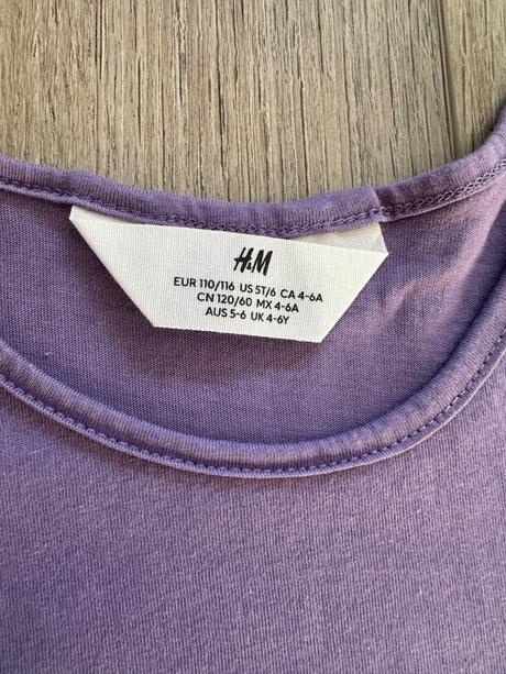 Šaty letné h&m kvetinky 110/116, h&m,116
