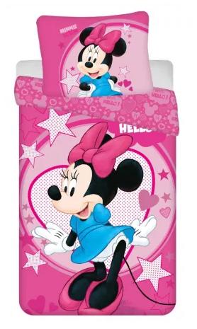 Detské obliečky 140x200 minnie hviezdičky, šírka (cm): 140,dĺžka (cm): 200