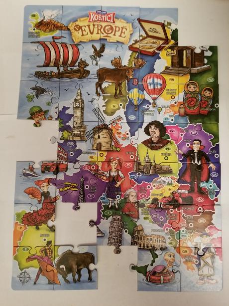 Puzzle kostíci - v európe,