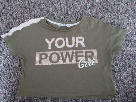 Crop top tričko 128/134, terranova,128