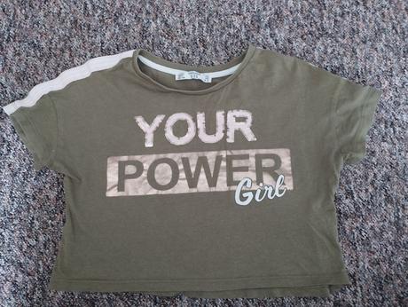 Crop top tričko 128/134, terranova,128