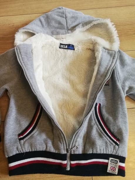 Zateplená mikina, lusa,110