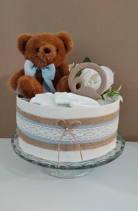 Plienková torta mackovo potešenie - pre chlapčeka,