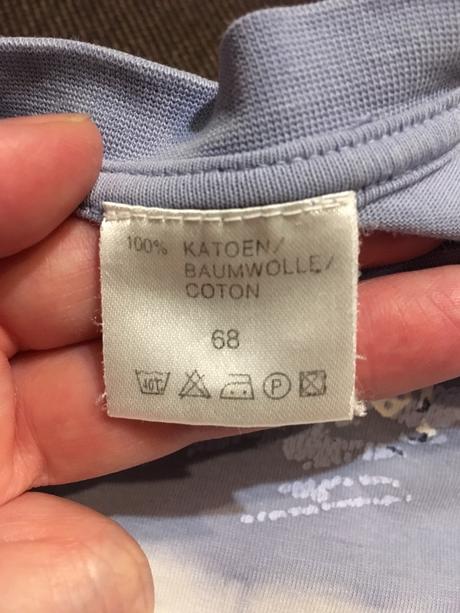 Tenké letné bavlnené tričko 68/74, 68