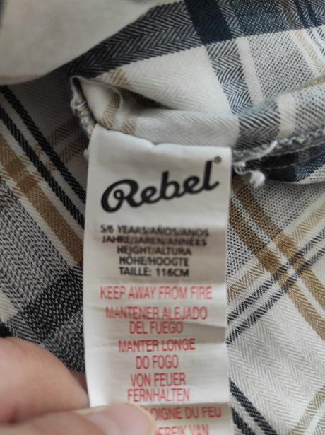 Košeľa, rebel,116