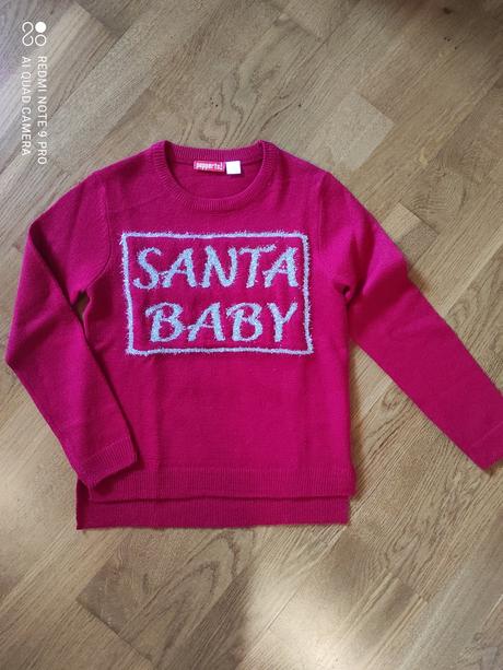 Svetrík 122/128 vianočný, 122