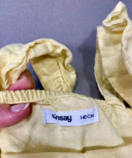 Bledožlté šaty sinsay, sinsay,140