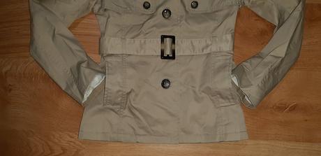 Prechodný krémový kabát h&m, h&m,s