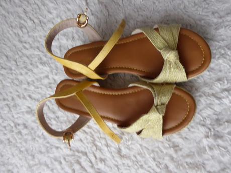 Žlté sandálky na platforme, deichmann,34