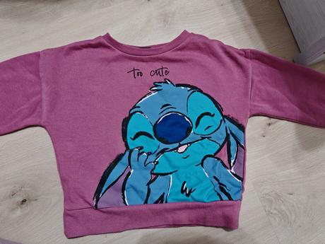 Mikina stich 86-98 farba staroruzova jemne do hned, 98