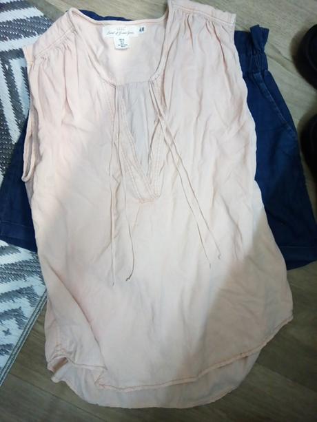 Parádna dlhšia blúzka z lyocelu s/m, h&m,m