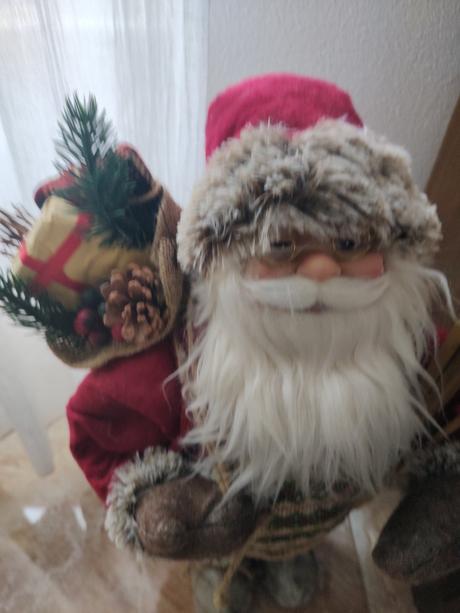 Textilný santa,