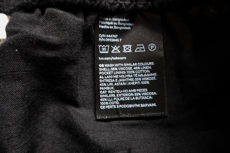 Ľanové kraťasky h&m, h&m,s