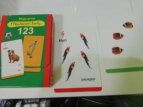 Montessori karty cisla,