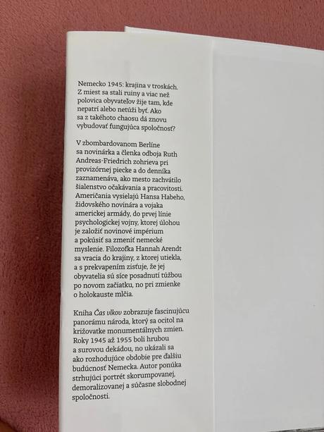 Kniha čas vlkov, 