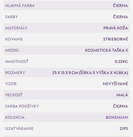 Kozmetická taška ii bohemian dajana rodriguez, 