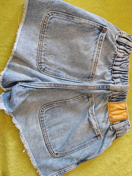 Riflové šortky, zara,140