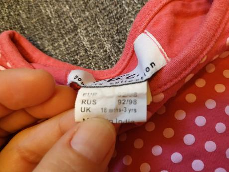 Komplet - šaty s tričkom, 104