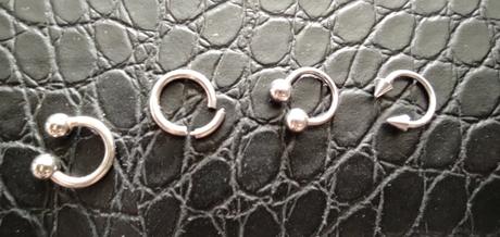 Piercingy z chirurgickej ocele, 